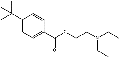 2-(diethylamino)ethyl 4-tert-butylbenzoate 结构式