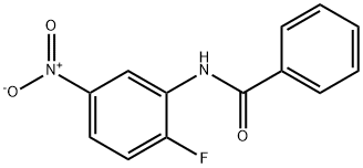 N-{2-fluoro-5-nitrophenyl}benzamide 结构式