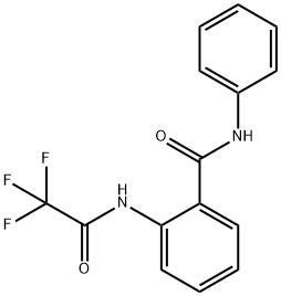 N-phenyl-2-[(trifluoroacetyl)amino]benzamide 结构式