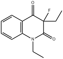 1,3-diethyl-3-fluoro-2,4(1H,3H)-quinolinedione 结构式