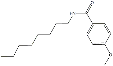4-methoxy-N-octylbenzamide 结构式