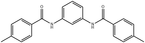 4-methyl-N-{3-[(4-methylbenzoyl)amino]phenyl}benzamide 结构式