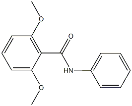 2,6-dimethoxy-N-phenylbenzamide 结构式