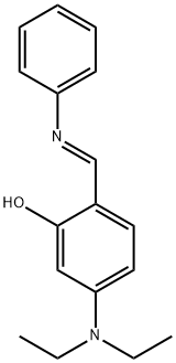 5-(diethylamino)-2-[(phenylimino)methyl]phenol 结构式