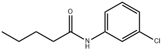 N-(3-chlorophenyl)pentanamide 结构式