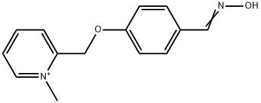 2-({4-[(hydroxyimino)methyl]phenoxy}methyl)-1-methylpyridinium 结构式