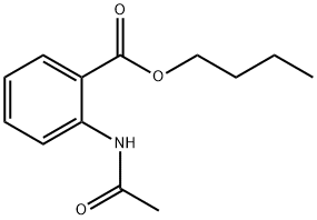 butyl 2-(acetylamino)benzoate 结构式