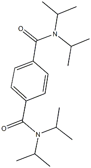 N~1~,N~1~,N~4~,N~4~-tetraisopropylterephthalamide 结构式