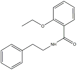 2-ethoxy-N-(2-phenylethyl)benzamide 结构式