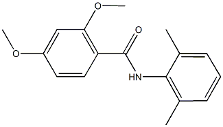 N-(2,6-dimethylphenyl)-2,4-dimethoxybenzamide 结构式