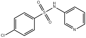 4-chloro-N-(3-pyridinyl)benzenesulfonamide 结构式