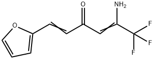 5-amino-6,6,6-trifluoro-1-(2-furyl)-1,4-hexadien-3-one 结构式