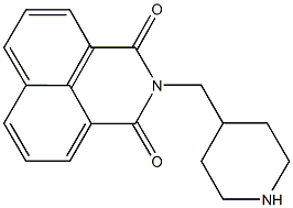 2-(4-piperidinylmethyl)-1H-benzo[de]isoquinoline-1,3(2H)-dione 结构式
