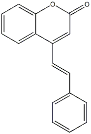 4-(2-phenylvinyl)-2H-chromen-2-one 结构式