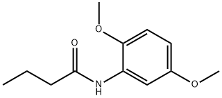 N-(2,5-dimethoxyphenyl)butanamide 结构式