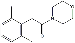 4-[(2,6-dimethylphenyl)acetyl]morpholine 结构式