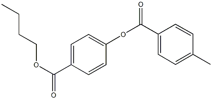 4-(butoxycarbonyl)phenyl 4-methylbenzoate 结构式