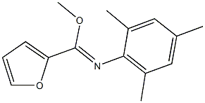 methyl N-mesityl-2-furancarboximidoate 结构式