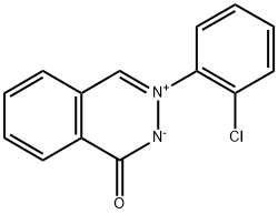 3-(2-chlorophenyl)phthalazin-3-ium-1-olate 结构式