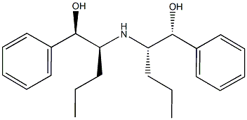 2-({1-[hydroxy(phenyl)methyl]butyl}amino)-1-phenyl-1-pentanol 结构式