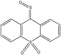 9-sulfinyl-9H-thioxanthene 10,10-dioxide 结构式