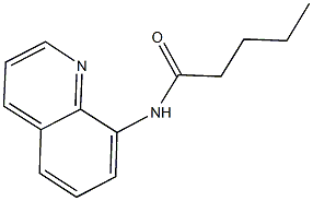 N-(8-quinolinyl)pentanamide 结构式