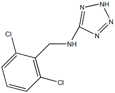 N-(2,6-dichlorobenzyl)-N-(2H-tetraazol-5-yl)amine 结构式