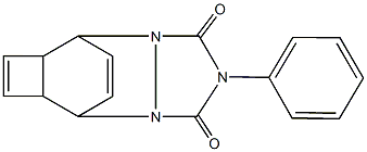 4-phenyl-2,4,6-triazatetracyclo[5.4.2.0~2,6~.0~8,11~]trideca-9,12-diene-3,5-dione 结构式