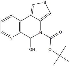 tert-butyl5-hydroxythieno[3,4-f][1,7]naphthyridine-4(5H)-carboxylate 结构式