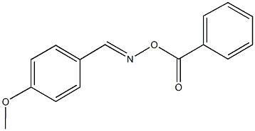 4-methoxybenzaldehyde O-benzoyloxime 结构式