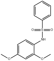 N-(2,4-dimethoxyphenyl)benzenesulfonamide 结构式
