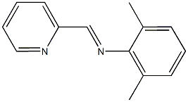 N-(2,6-dimethylphenyl)-N-(2-pyridinylmethylene)amine 结构式