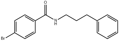4-bromo-N-(3-phenylpropyl)benzamide 结构式
