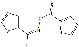 1-(2-thienyl)ethanone O-(2-thienylcarbonyl)oxime 结构式