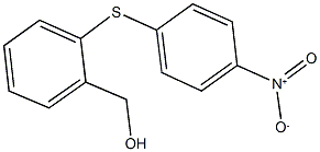 [2-({4-nitrophenyl}sulfanyl)phenyl]methanol 结构式