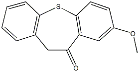 8-methoxydibenzo[b,f]thiepin-10(11H)-one 结构式