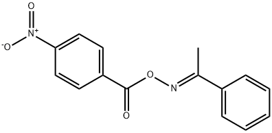 1-phenylethanone O-{4-nitrobenzoyl}oxime 结构式