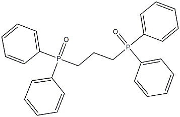 3-(diphenylphosphoryl)propyl(diphenyl)phosphine oxide 结构式
