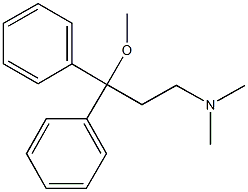 3-methoxy-N,N-dimethyl-3,3-diphenyl-1-propanamine 结构式