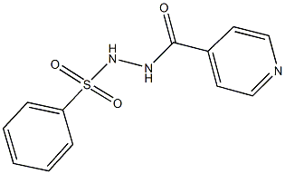 N'-isonicotinoylbenzenesulfonohydrazide 结构式