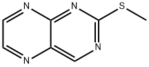 methyl 2-pteridinyl sulfide 结构式