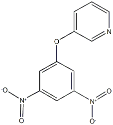 3-{3,5-bisnitrophenoxy}pyridine 结构式