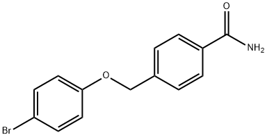 4-[(4-bromophenoxy)methyl]benzamide 结构式