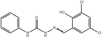 3,5-dichloro-2-hydroxybenzaldehyde N-phenylsemicarbazone 结构式