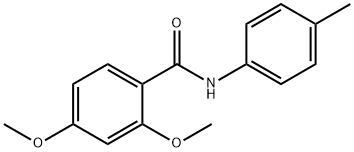 2,4-dimethoxy-N-(4-methylphenyl)benzamide 结构式