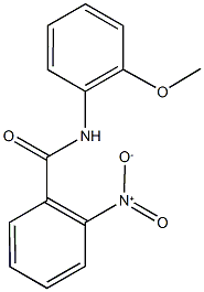 2-nitro-N-(2-methoxyphenyl)benzamide 结构式