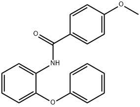 4-methoxy-N-(2-phenoxyphenyl)benzamide 结构式