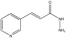 3-(3-pyridinyl)acrylohydrazide 结构式