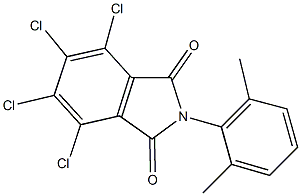 4,5,6,7-tetrachloro-2-(2,6-dimethylphenyl)-1H-isoindole-1,3(2H)-dione 结构式