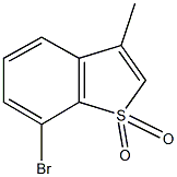 7-bromo-3-methyl-1-benzothiophene 1,1-dioxide 结构式